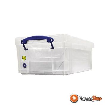 Transparent box with lid 255x395x155 mm - 9l (a4)