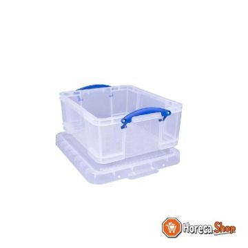 Transparent box with lid 390x480x200 mm - 18l
