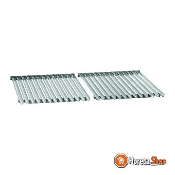 V grill grate for meat