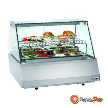 Refrigerated display case 2 1 gn, straight window