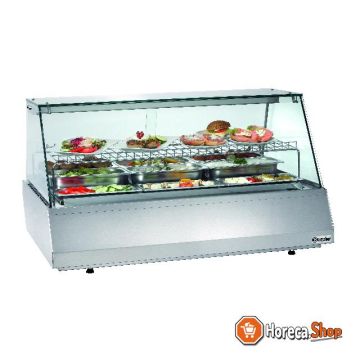 Refrigerated display case 3 1 gn, straight window