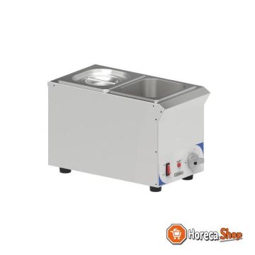 Bain-marie voor saus 2 x gn 1 6 compact