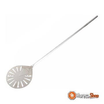 Ss pizza shovel round perforated 23-120