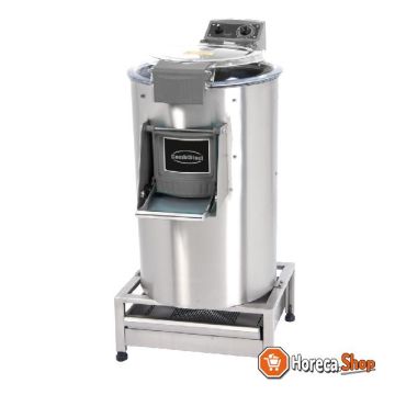 Aardappelschrapmachine met filter 10kg 230v