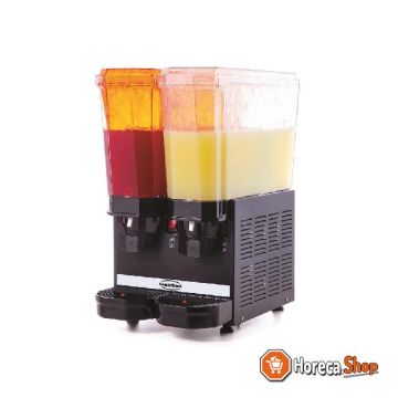 Drink dispenser 2x20l for all non-particulate clear drinks