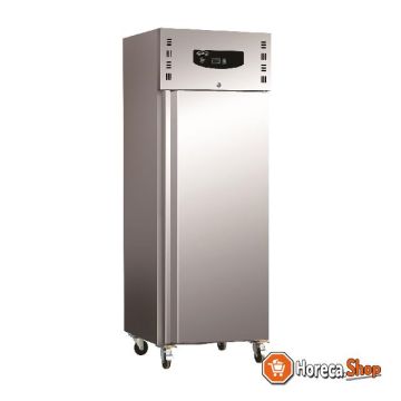 Refrigerator stainless steel alu 600 ltr static