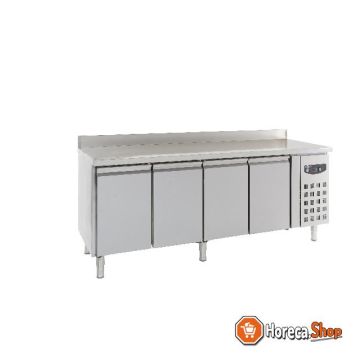Refrigerated counter upstand 4 doors