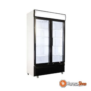 Refrigerator 2 glass doors bez-750 gd