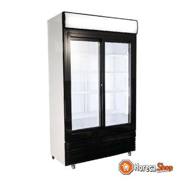 Refrigerator with sliding glass doors bez-780 sl