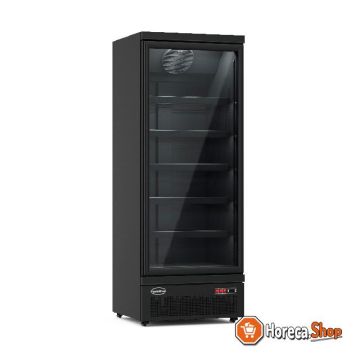 Refrigerator 1 glass door black jde-600r bl