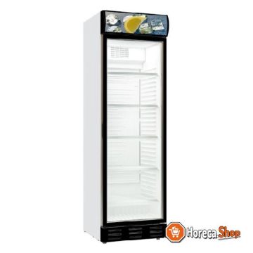 Réfrigérateur 1 porte verre 382l cté tournant à gauche
