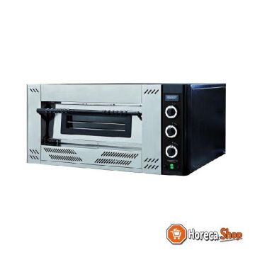 Gas pizza oven single 1 x 6