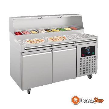 Pizza counter 2 doors 9x 1 3gn container