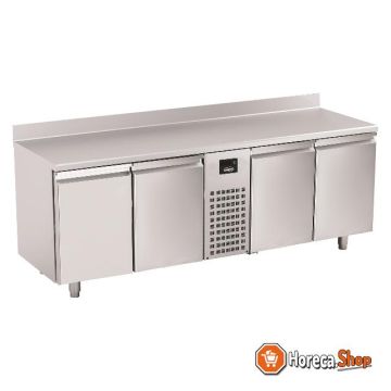 700 refrigerated counter upstand 4 doors mono block