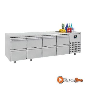 700 refrigerated counter 8 drawers
