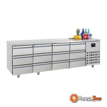700 refrigerated counter 12 drawers