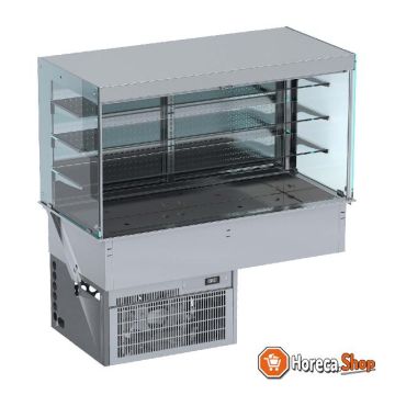Drop-in cubic refrigerated display wall model - roll-up 3 1