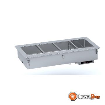 Drop-in bain-marie unit 2 1 - automatic water filling