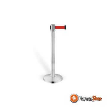 Retractable belt stanchion stainless steel set 2