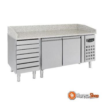 Pizza work bench 2 drs 7 drawers