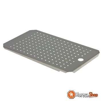 Double perforated bottom for bain-marie gn 1 1