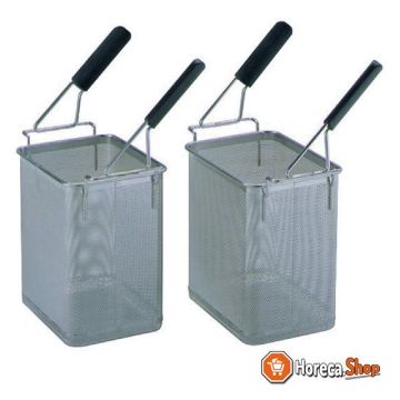 Set of 2 cooking baskets 24.5 lit., 2 handles (2x gn 1 2)