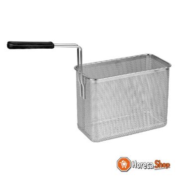 Basket for pasta cooker, front handle