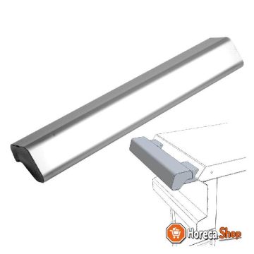 Frontal plate support in stainless steel -400mm-