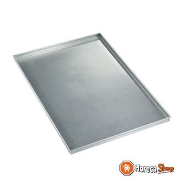 Plaat in aluminium 4x stokbroodjes 600x400xh20 mm