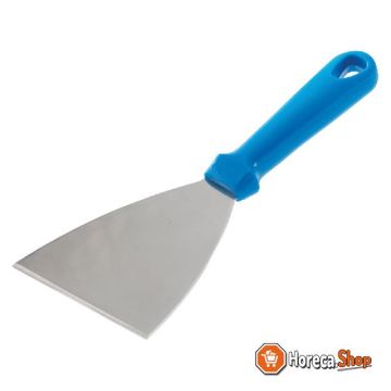 Triangular spatula  stainless steel , plasticized handle
