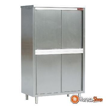 Storage cabinet with sliding doors