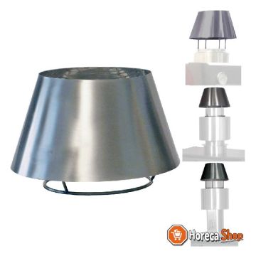Stainless steel chimney hood (all models)