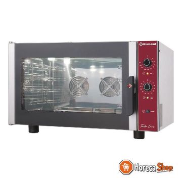Electric convection oven, 4x gn 1 1 manual humidifier