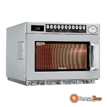 Professional microwave oven gn2   3, in stainless steel, digital, 1500 w. (26 lt)