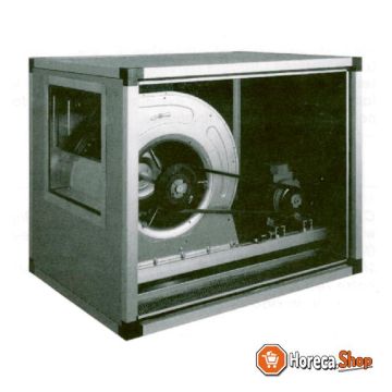 Centrifugale ventilator met omkasting, riemgedreven, 2 snelheden, 4500 m³ u