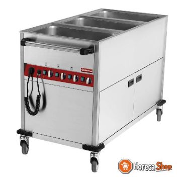 Heated cart 3 gn 1 1 h 150 mm, 3 temperatures (on warm cabinet)
