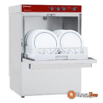 Dishwasher with built-in water softener