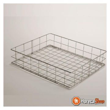 Universal stainless steel basket for pot washer