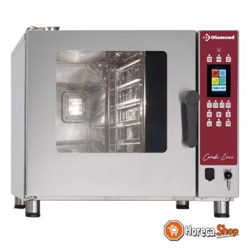Touch screen oven electric steam   convection oven, 5x gn 1 1 - auto-cleaning