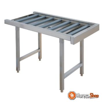 Conveyor belt with rollers (rollers in pvc)