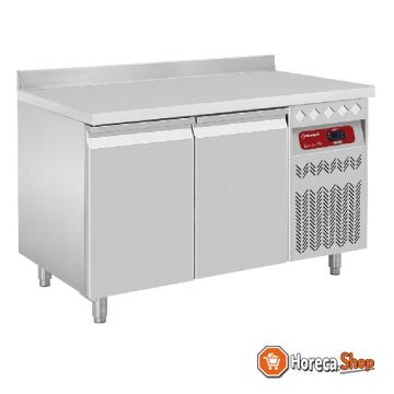 Ventilated wall cooling table, 2 doors gn 1 1, 260 liters