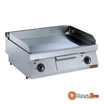 Electric roasting tray with flat plate -top-