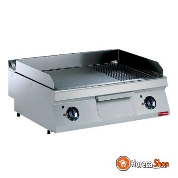 El. geared cooker 2 3 smooth 1 3 ribbed top