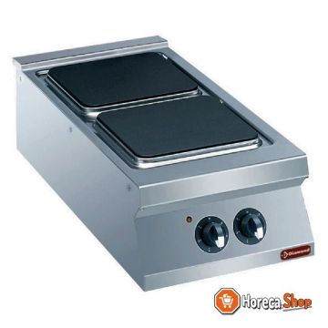 Electric stove with 2 plates -top-