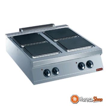 Electric stove with 4 plates -top-