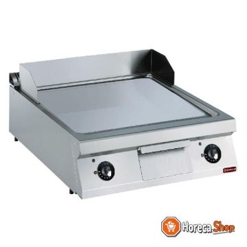 Electric griddle with flat plate -top-