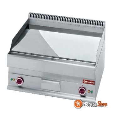 Electric roasting tray with flat plate -top-hard chrome-plated  50 µm