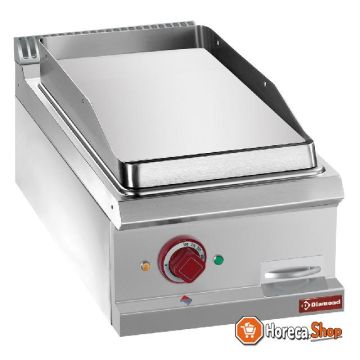Electric griddle, flat hard chrome plate, module 1 2 -top-