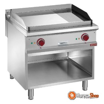 - roasting surface 780x720 mm (56.16 dm2). - open cabinet (gn 2 1) (760x740xh360 mm).