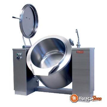 Electric tilting cooking kettle 100 liters, indirect heating